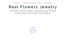 Tablet Screenshot of flowersjewelry.com
